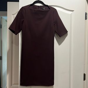 Theory Sheath dress - square neck. Deep purple, size 4